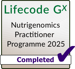 Lifecode GX Nutrigenomics Practitioner Programme 2025, completed